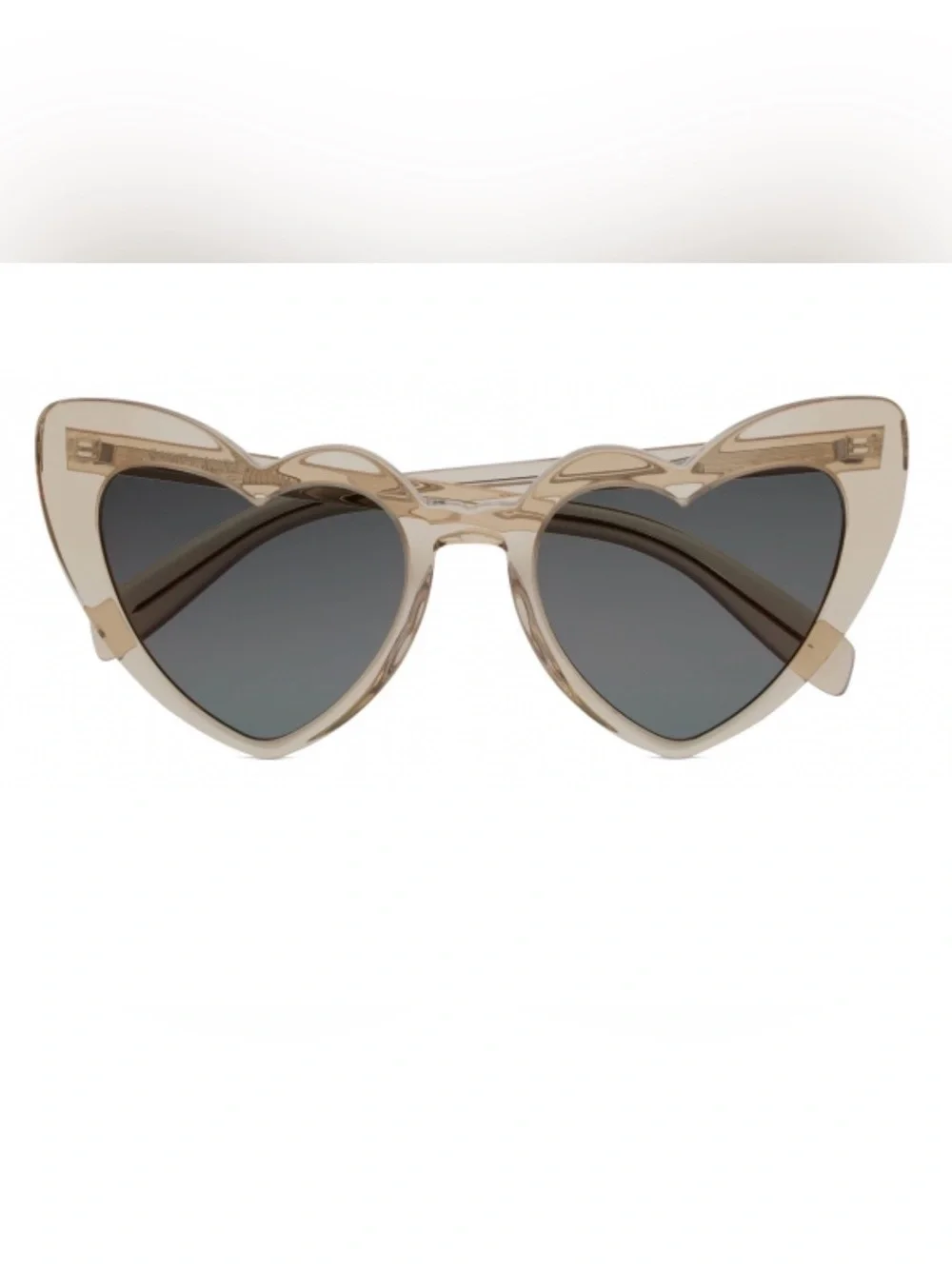 Saint Laurent LouLou Heart-Shaped Sunglasses